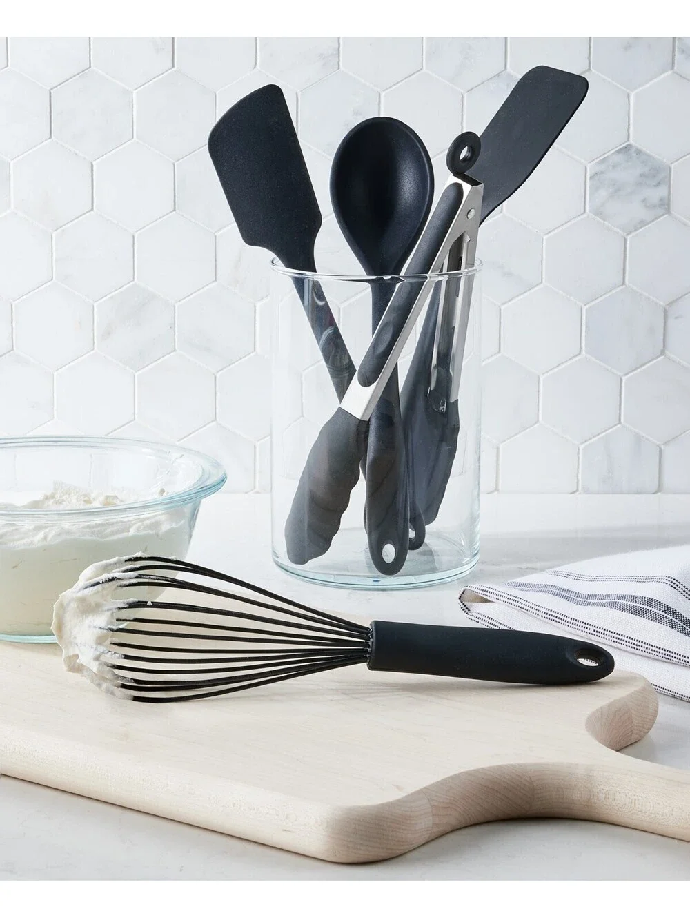 49$ Arch Studio Silicone Utensils Set of 5 10020285300 Silver Gray